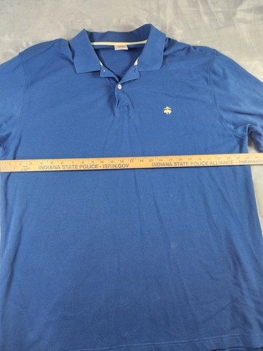 Brooks Brothers Performance Poloshirt Herren 2XL Blau Original Fit Baumwolle Preppy - Bild 5 von 7