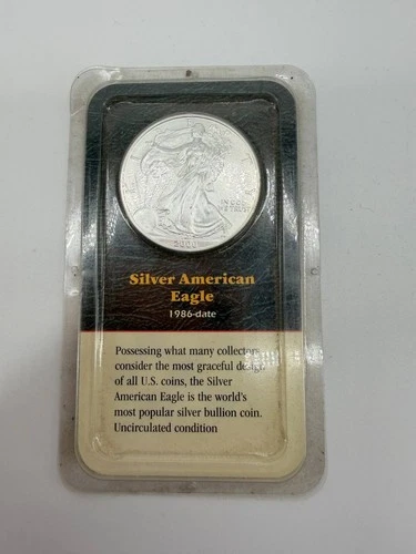 2000 Silver Eagle 1 oz Silver In original holder from Littleton UNC
