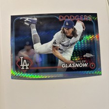 Tyler Glasnow #54 Prism Refractor  2024 Topps Chrome