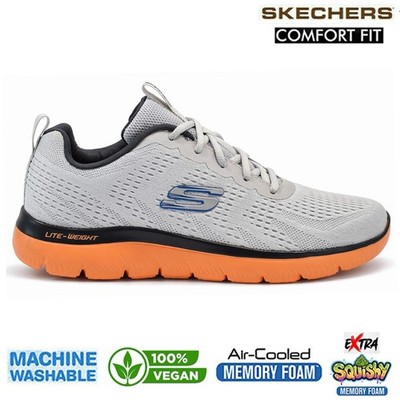 HERREN SKECHERS SNEAKER FREIZEIT SPORT MEMORY FOAM RUNNING GYM WALKING SCHUHE GRÖßE