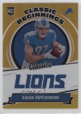 2022 Panini Classics Classic Beginnings Gold 27/99 Aidan Hutchinson #CB-23 0rd2