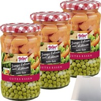 Hofgut Erbsen Sehr Fein Mit MöHren 3Er Pack 3X370Ml Glas Usy Block