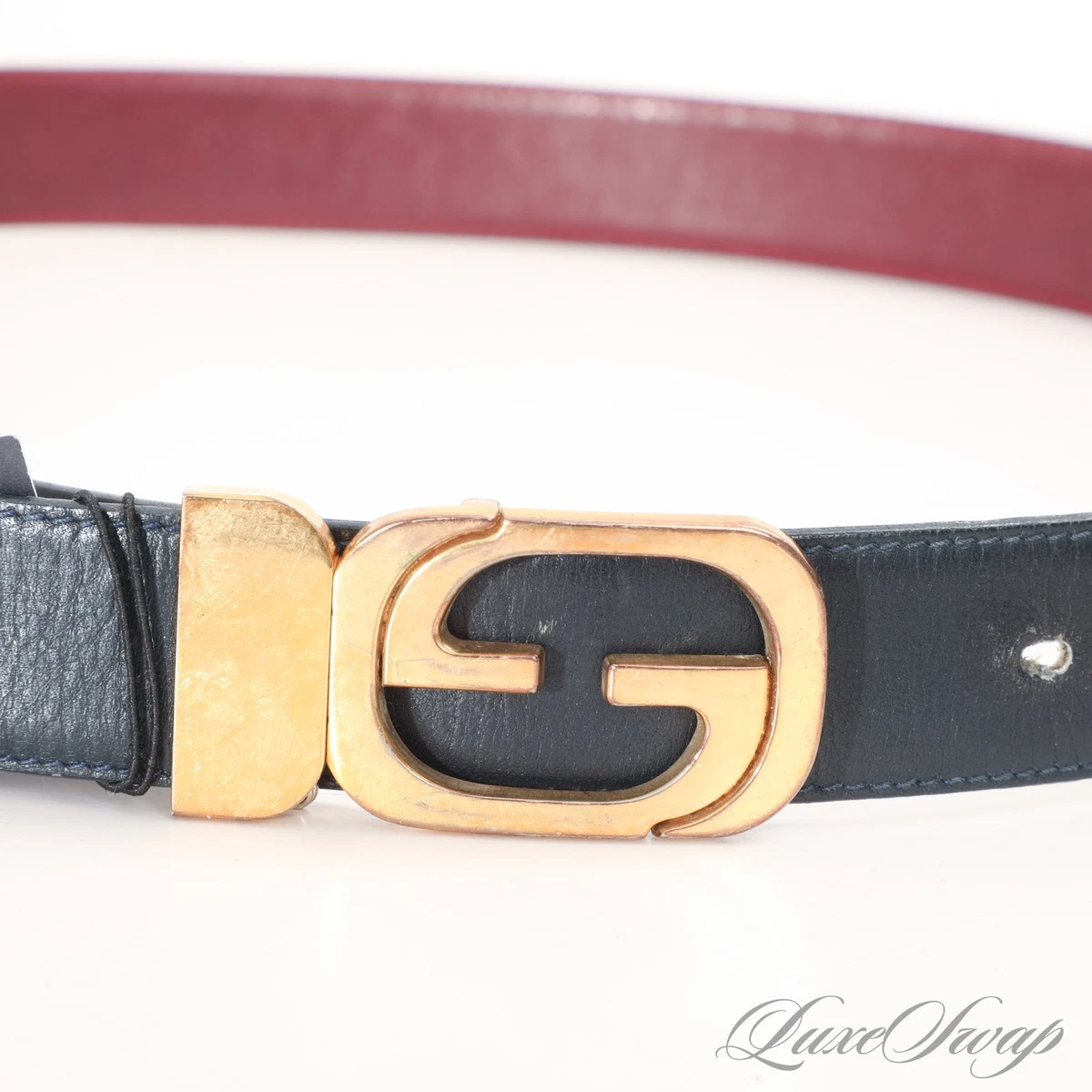 Gucci Leather Blue Belts for Men for sale | eBay