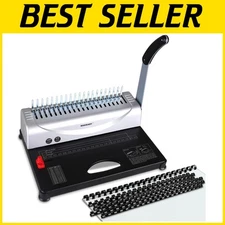 Sturdy Comb Binder, 450 Sheets Capacity