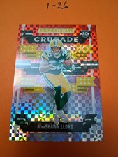 2024 Panini Rookies & Stars - Crusade Marshawn Lloyd #C-MLD Red Plaid (RC)