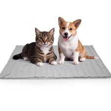 Dog Cooling Mat 36" x 23" Reversible Cat Pad Cool  Warm Cooling Pad for Pet ...