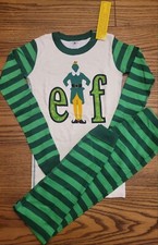 Hanna Andersson Buddy the Elf pjs / Pajamas - size 150 / 12