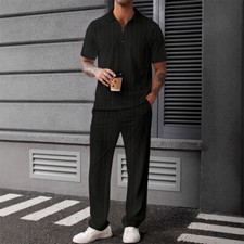 Mens Sweatsuits 2 Piece Sport Tracksuit Jogger Sweat Suits Jogging Outfits