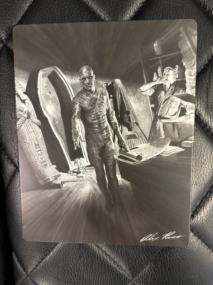 The Mummy (Blu-ray Disc, 2017, Best Buy Only STEELBOOK) w/ SLIP COVER!! - Image 3 of 4