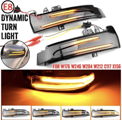 Dynamische LED-Blinker Für Außenspiegel Für Mercedes Klasse A, B, E, C