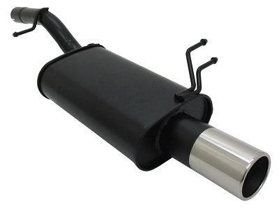 Novus Sportauspuff Ford Fiesta V MK6 JH/JD Endschalldämpfer 1x90mm mit ABE