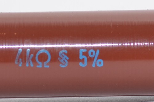 1960s Siemens & Halske Power Resistor, 4 kOhms / 25 W for Klangfilm Amps, NOS - Picture 3 of 6