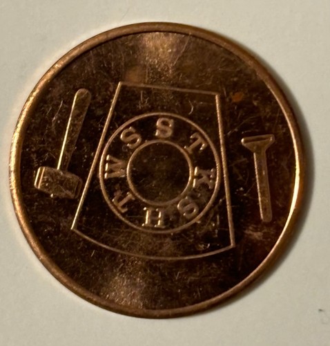 1988 CYRUS CHAPTER MASONIC PENNY TORRINGTON CONNECTICUT - 第 2/2 張圖片