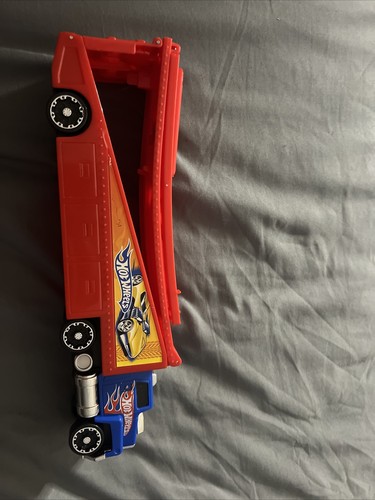 Hot Wheels Racing Rigs Racin' Big Rig MATTEL 2009 Truck Racing Ramp R9862 T5 - Picture 6 of 9
