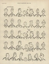 Rare 1945 Cartoon BOY TOOTS A HORN (Humor) PARENTS REPRIMAND (Then get the same)