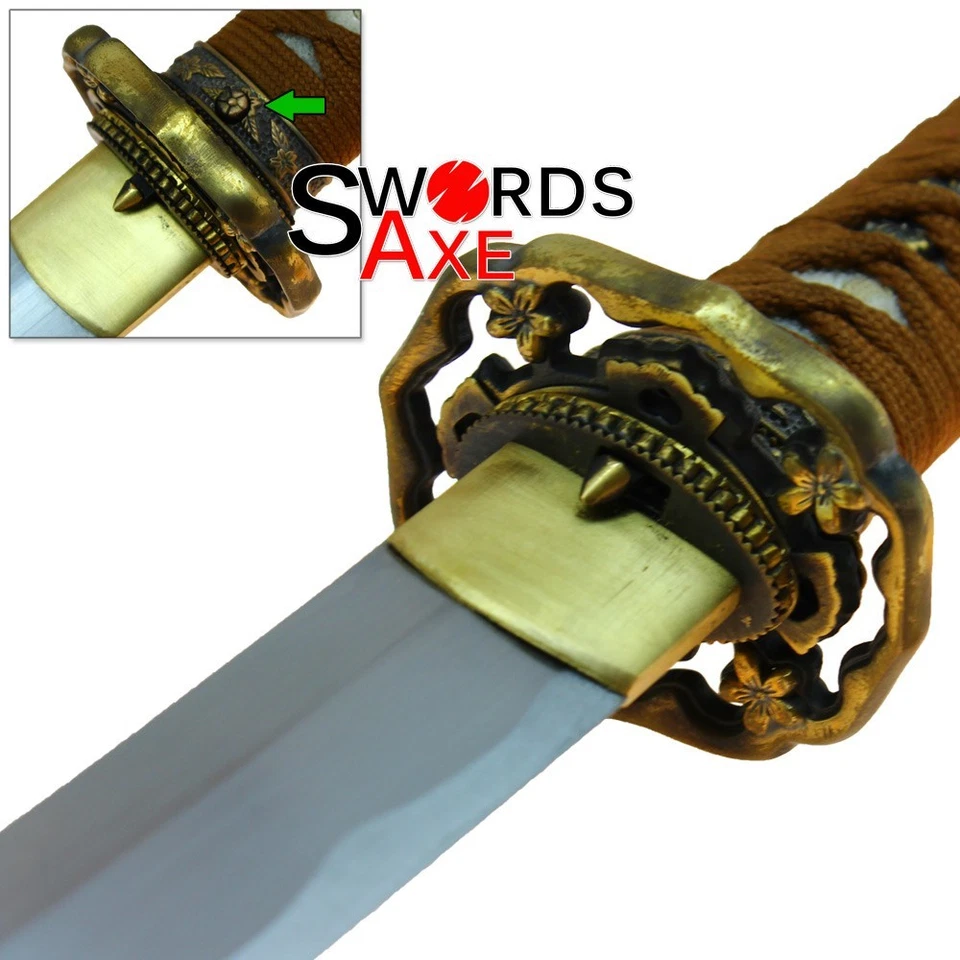 川岛 Steel™ 1095 HC 功能 Katana 剑皮革包裹锁鞘 — 第 4/4 张图片