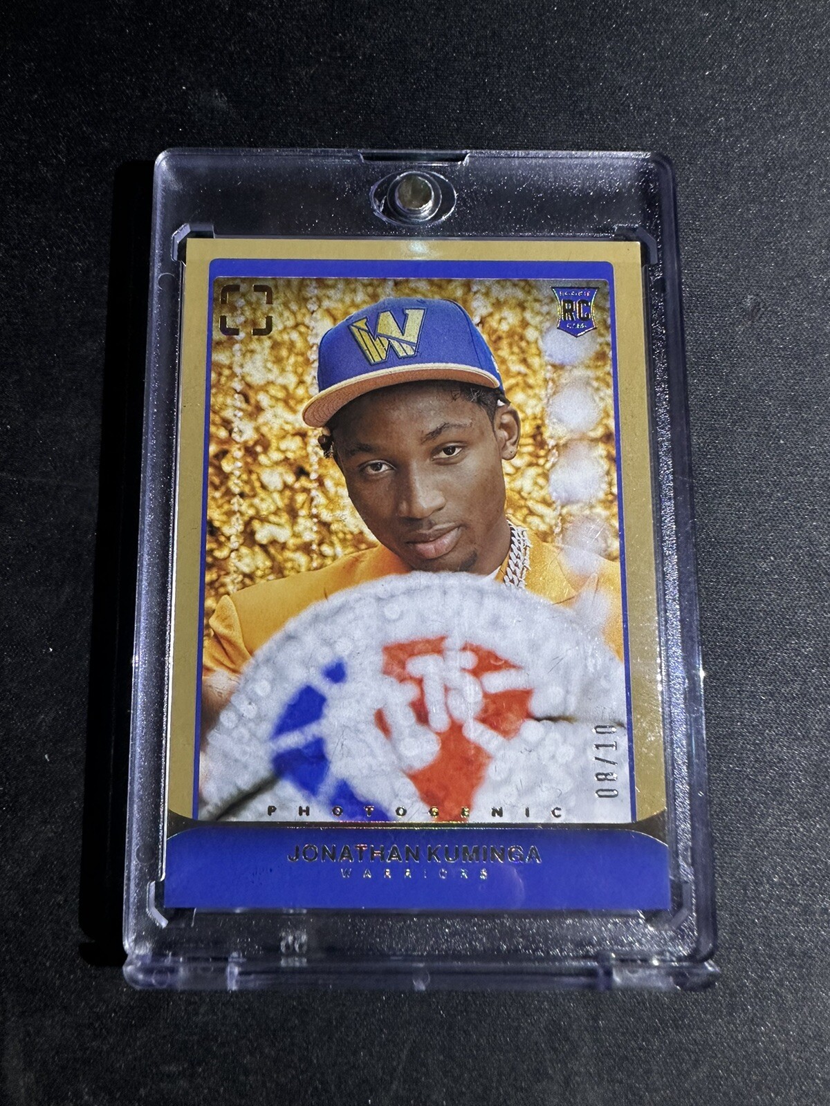 2021-22 Panini NBA Photogenic Jonathan Kuminga Gold 8/10 #109 Rookie