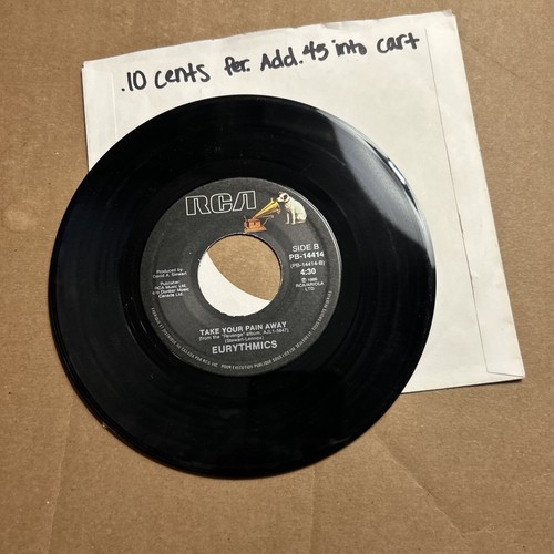 Eurythmics Missionary Madd/Take Your Pain Anyway 1986 Rca 45 - Picture 3 of 4