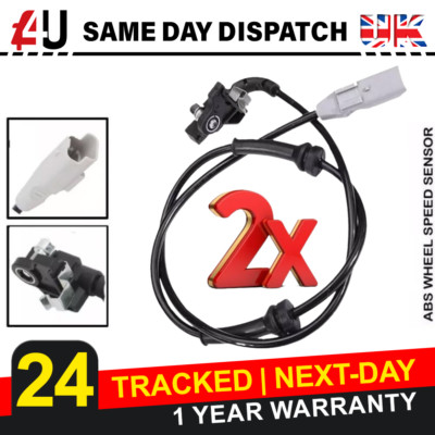 ABS WHEEL SPEED SENSOR FOR PEUGEOT RCZ  9674196180 REAR LEFT & RIGHT 2X