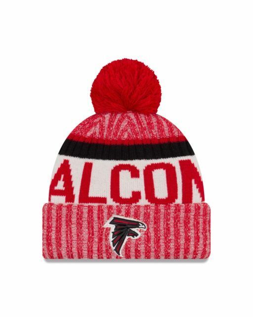 ابراهيم القرشي مسك Atlanta Falcons Era Knit Hat on Field Sideline Beanie Cap 2017 Red ... ابراهيم القرشي مسك