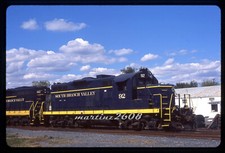(W) ORIG TRAIN SLIDE-SOUTH BRANCH VALLEY (SBVR)  92  ROSTER