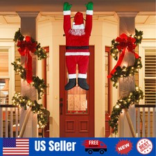 Xmas Hanging Santa Decor-Outdoor Yard Figure Easy Installation for Xmas Yard