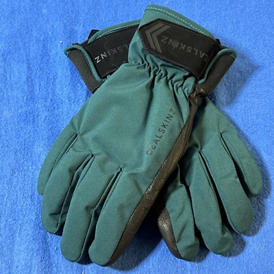 Sealskinz Women's All Seasons Gloves Size Large L Pine Green NWOT