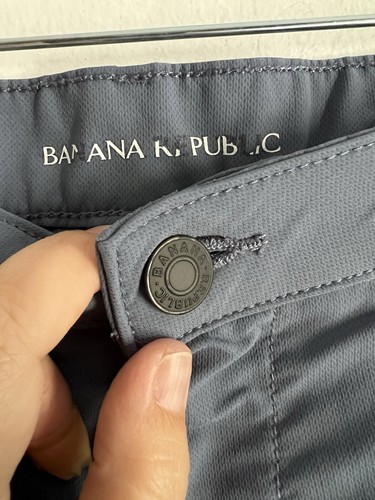 Banana Republic Flat Front Pants 34x29 China-Blue Chino - Picture 6 of 13