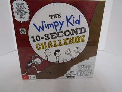 Pressman Diary of a Wimpy Kid 10-Second Challenge Board Game New!