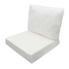 Small Deep Seat Cushion Insert Foam Back Polyester Fill Fiber 23x24x6