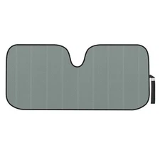 carXS Gray Sun Shade Jumbo Reversible Front Windshield Window Protective Cover