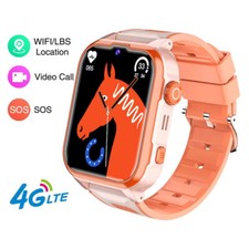 Student Kids 4G Smart Watch Video Call GPS WIFI LBS Location Voice Chat SOS