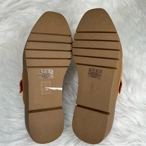 Naturalizer Wayde Mules Golden Maple Suede Slip On Clogs Size 10M - Picture 7 of 12