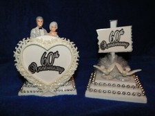 New Petite 60th Wedding Anniversary Cake Top, you pick from two, 5