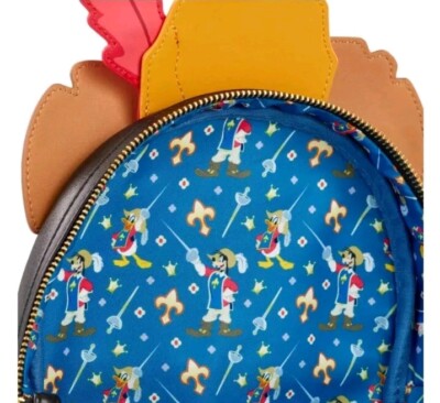 Disney Loungefly Three Musketeers Mickey Mouse Backpack  display picture 3