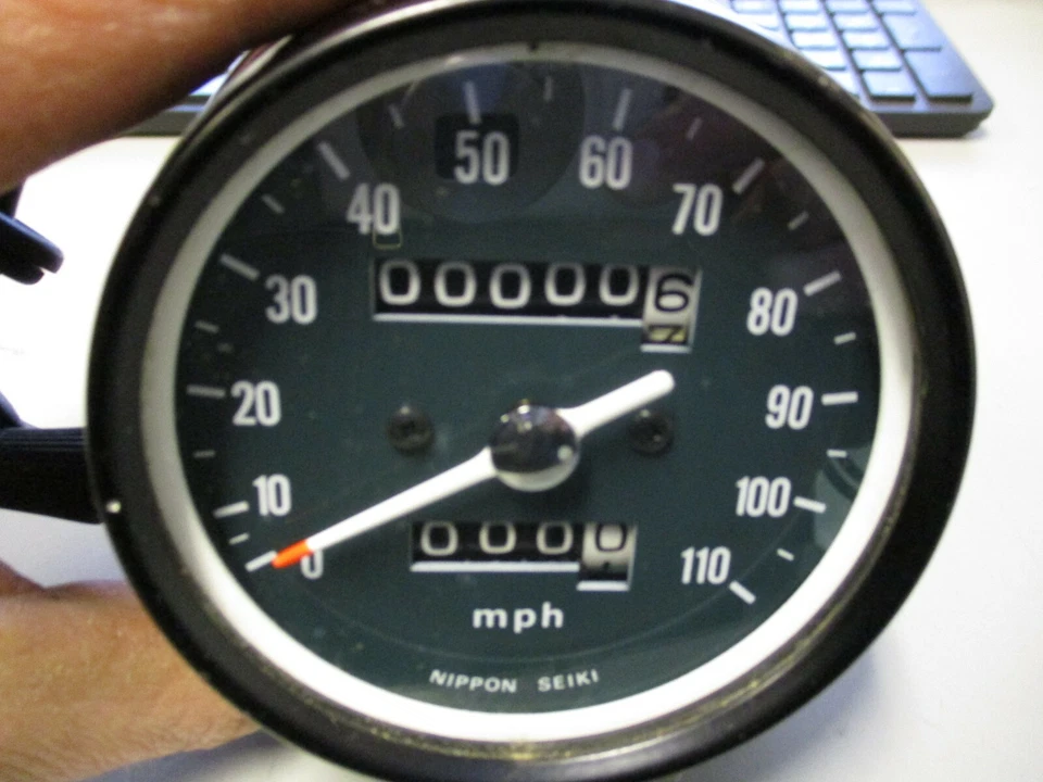 Conjunto de velocímetro Honda CB200 CB 200 1975-1976 37200-389-671 NUEVO OEM WM15D Foto 4 de 4