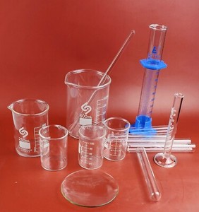 Borosilicate Lab Glassware Graduated Cylinder Measuring Tube/Beaker Set/Test Tub