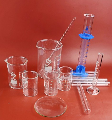Borosilicate Lab Glassware Graduated Cylinder Measuring Tube/Beaker Set/Test Tub