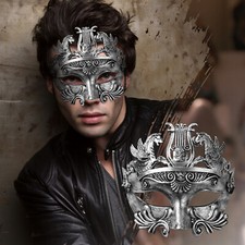 Men  s Masquerade Masks Masculine Venetian Greek Half Face Masks for Halloween