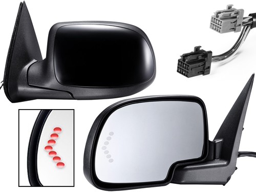 For 2003-2007 GM Pickup Truck Mirror Power Folding Signal Memory Right Left Pair - Picture 4 of 9