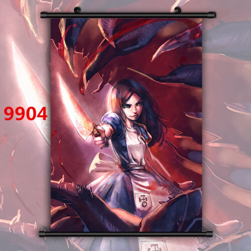 Alice Madness Returns HD Canvas Print Wall Poster Scroll Room Decor - Picture 9 of 13