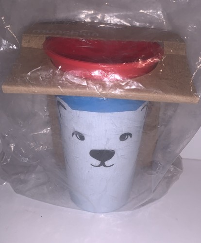 BPA Free Miracle 360 WildLove Sippy Cup, 9 Oz, Polar Bear 12 Months+ - 第 1/2 張圖片