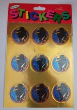 Vintage Dick Tracy Movie 2 Sticker Sheet Sealed Gibson Greetings, Disney 