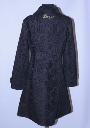 oplichterij Hertellen spelen Desigual womens black jacket coat Size 42 | eBay