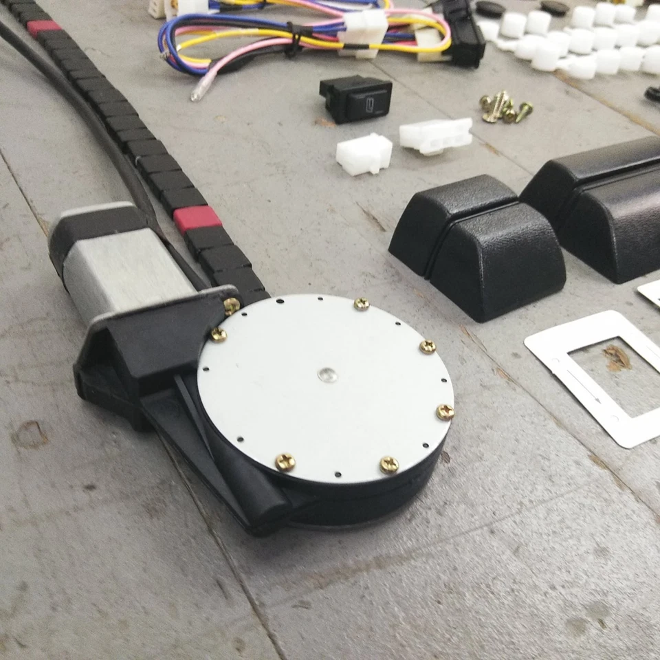 Chevy GMC serie G 1971-1996 furgoneta ventana eléctrica kit de conversión de motor con interruptores Foto 2 de 4