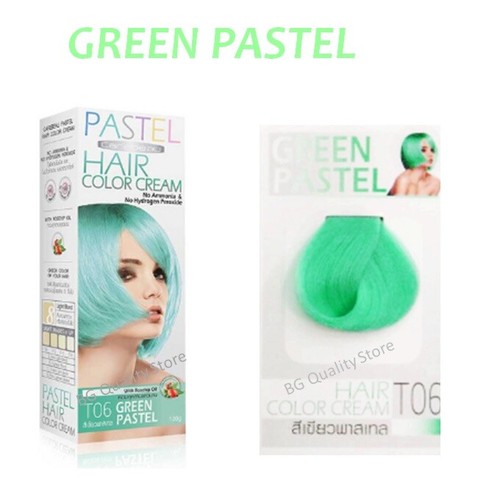Tinte de cabello Carebeau PASTEL color crema gris ceniza azul púrpura rosa verde amarillo - Imagen 13 de 13