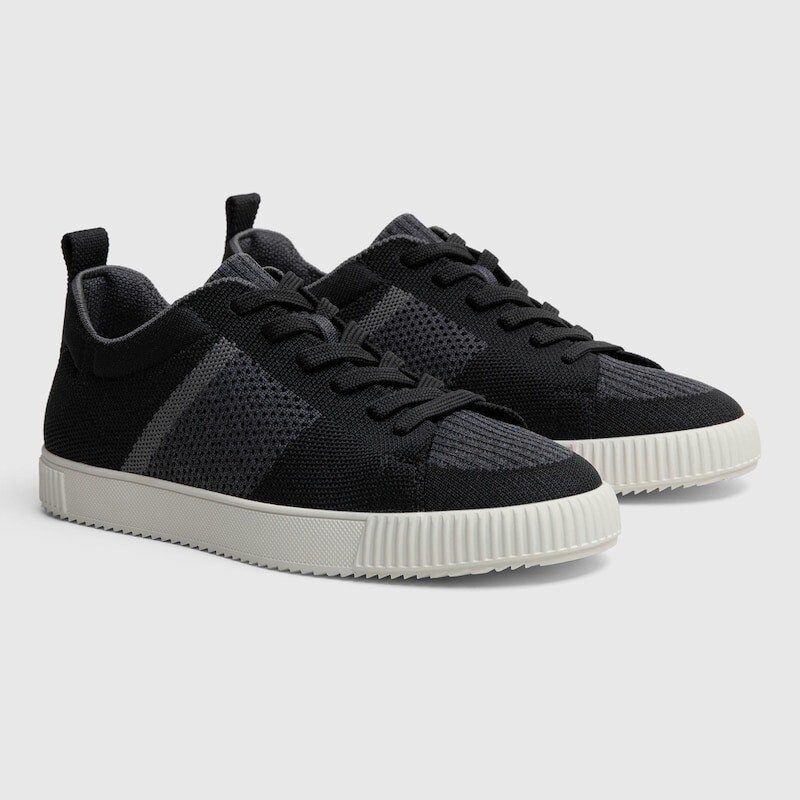 SAOLA VIVAIA Sneakers in Maglia Scarpe Casual Leggere Nero Bianco Suola Taglia 9 EUR 40