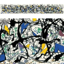 64W"x10H" SUMMERTIME by JACKSON POLLOCK - LONG and NARROW - CHOICES of CANVAS