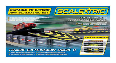 Scalextric Track Extension Pack 2 - 1/32 Scale Slot Car Set C8511