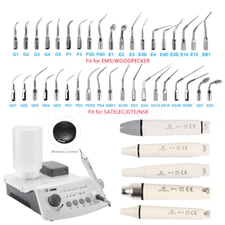 Dental Ultrasonic Scaler/LED Handpiece/Tips Fit EMS/Woodpecker/DTE/SATELEC ns